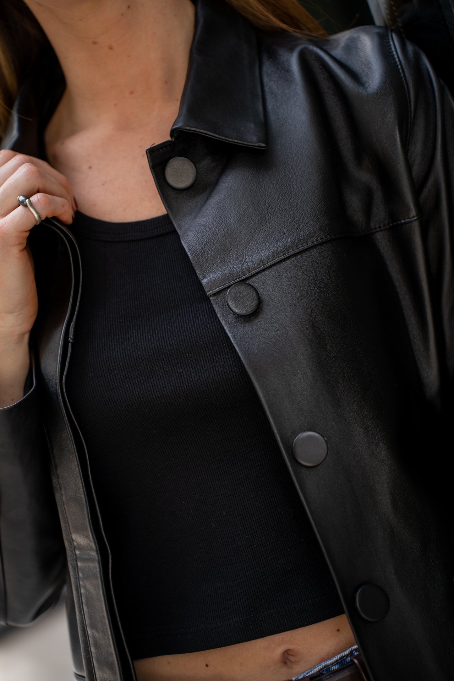 Chaqueta Éclat cuero