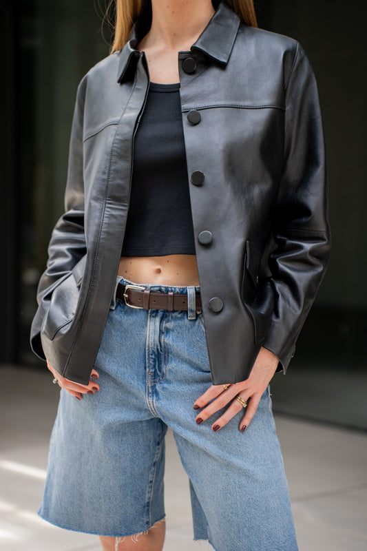 Chaqueta Éclat  cuero